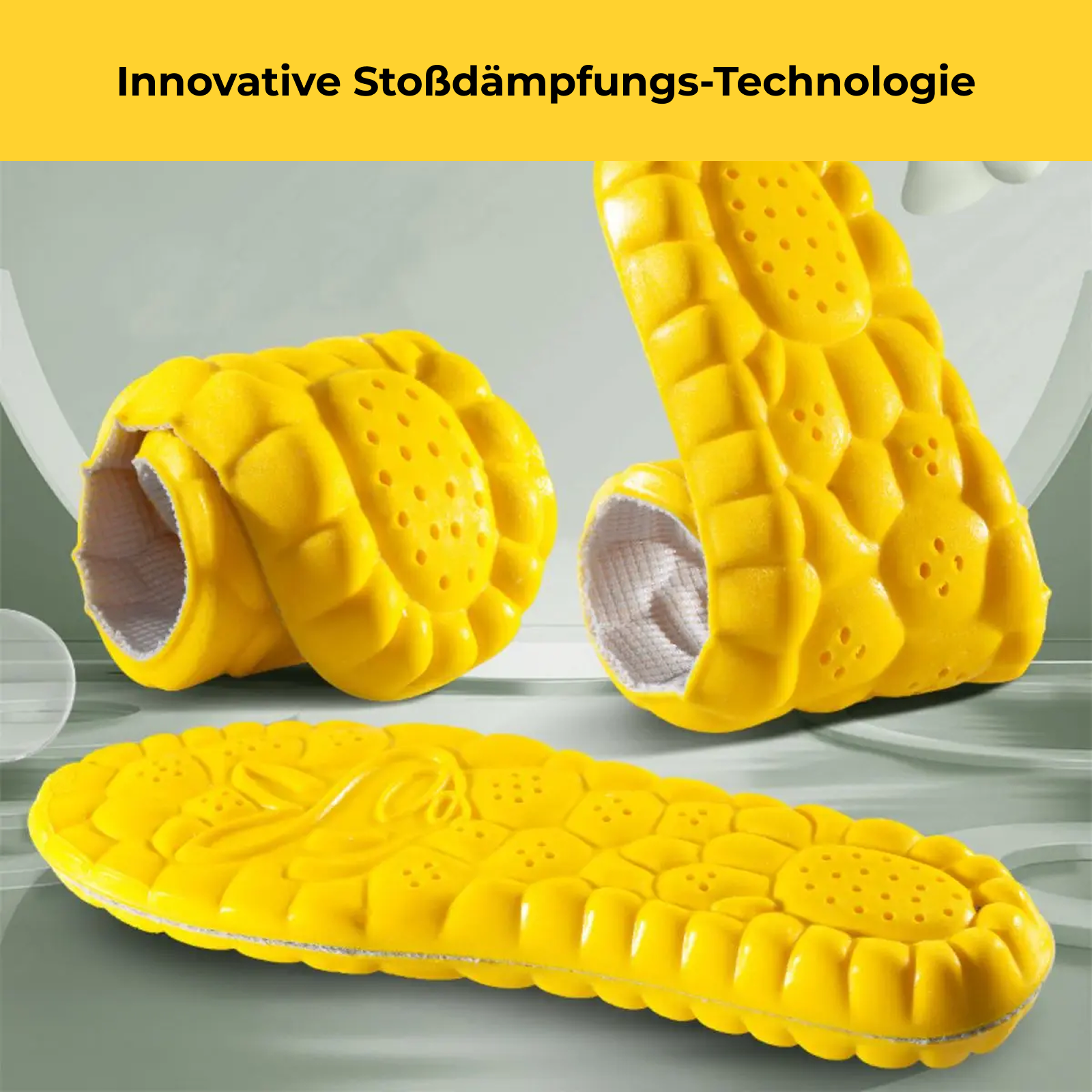 4D Sport Einlegesohlen - weich, atmungsaktiv & stoßdämpfend