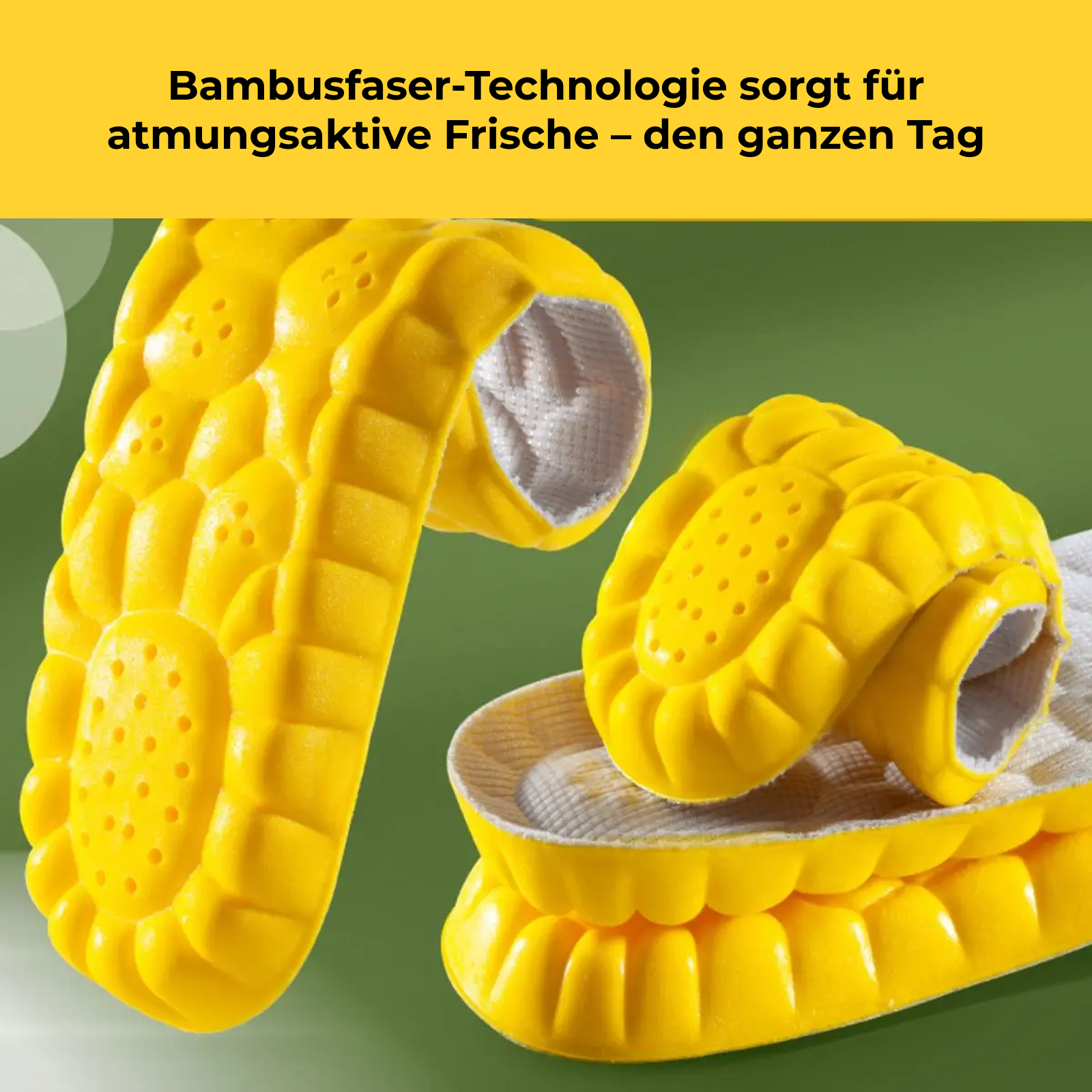 4D Sport Einlegesohlen - weich, atmungsaktiv & stoßdämpfend