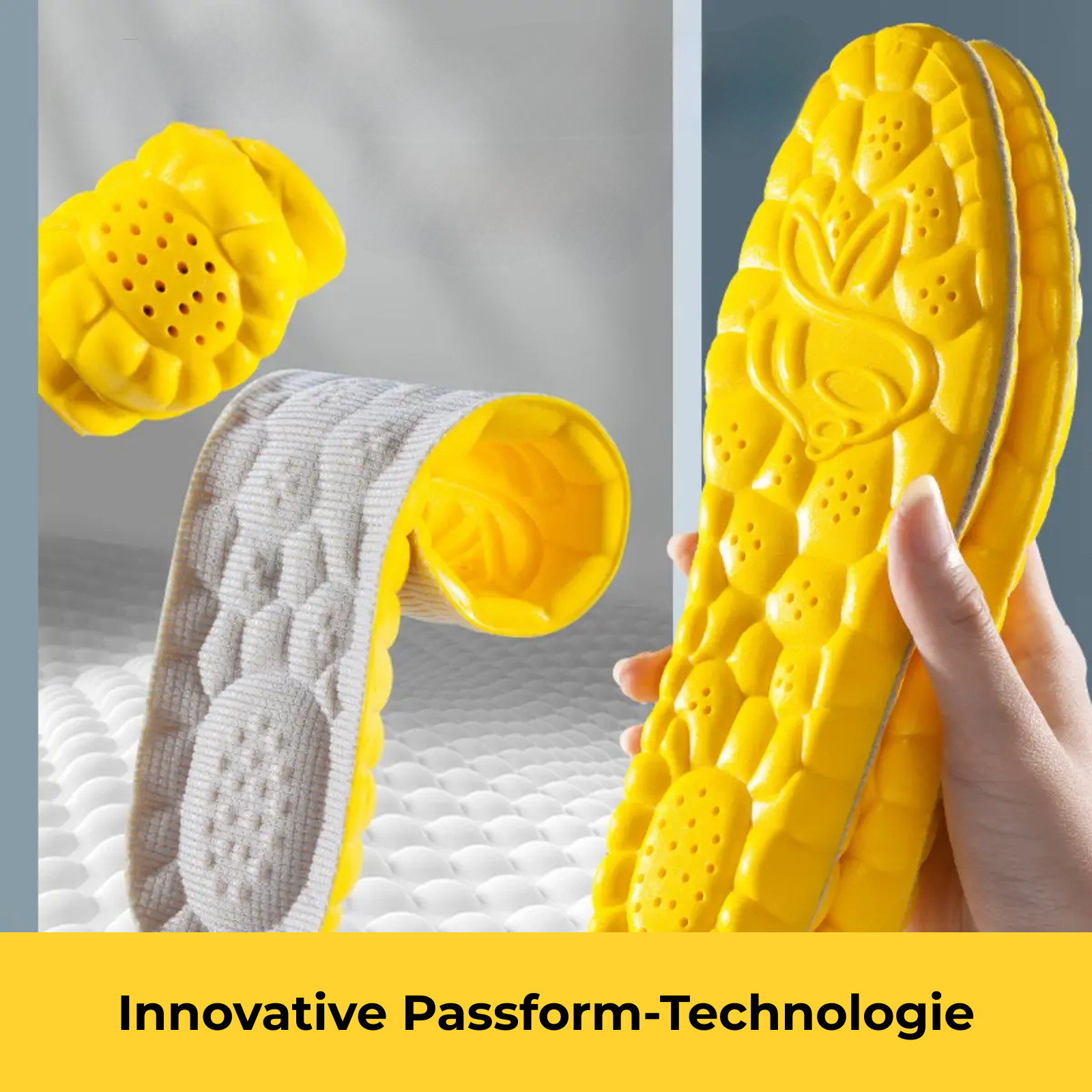 4D Sport Einlegesohlen - weich, atmungsaktiv & stoßdämpfend