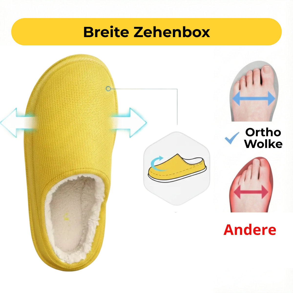 Ortho-Wolke Winter - Orthopädischer Komfort für Winter.