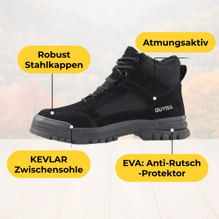 Flux Sicherheitsschuhe - Maximaler Grip, minimales Gewicht