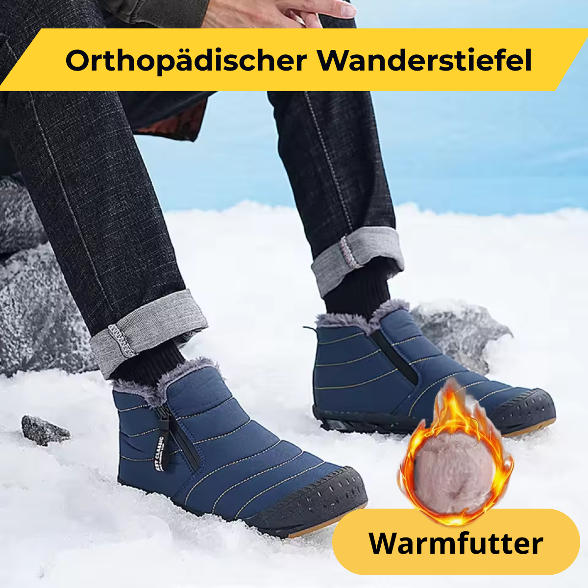 Arktis Orthopädische Winter-Schneestiefel