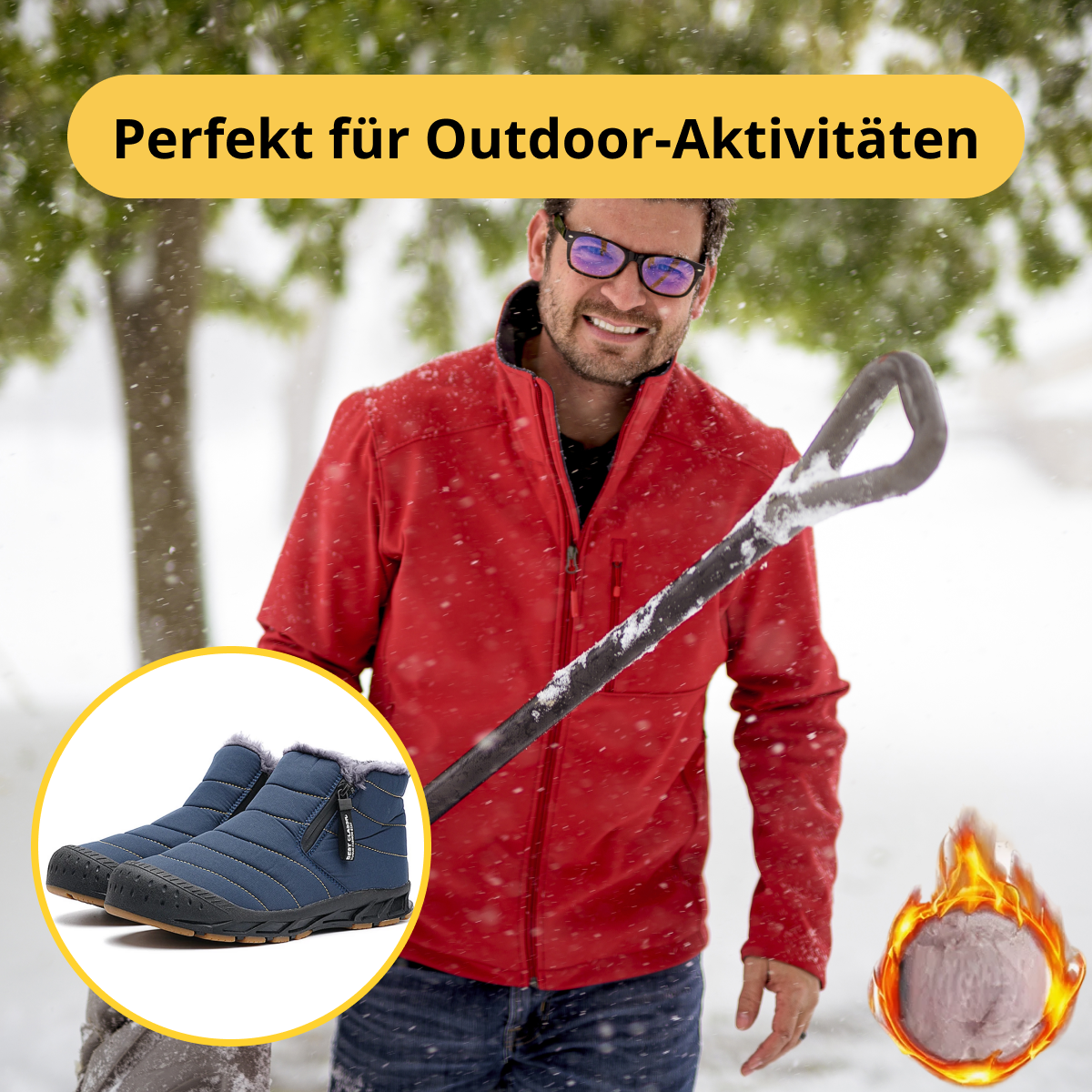 Arktis Orthopädische Winter-Schneestiefel