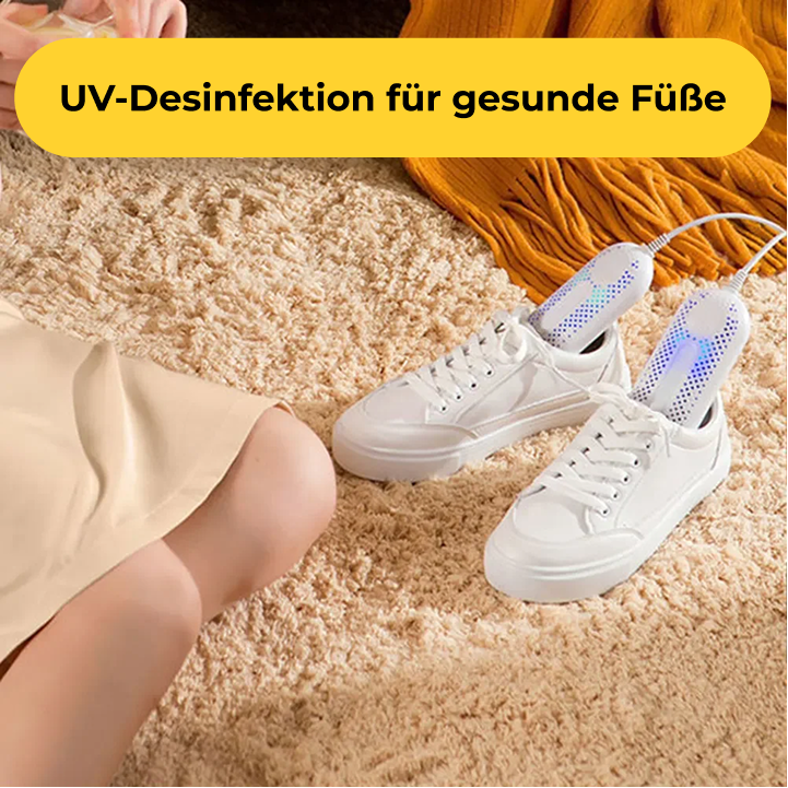 Elektrischer Schuhtrockner mit UV-Desinfektion