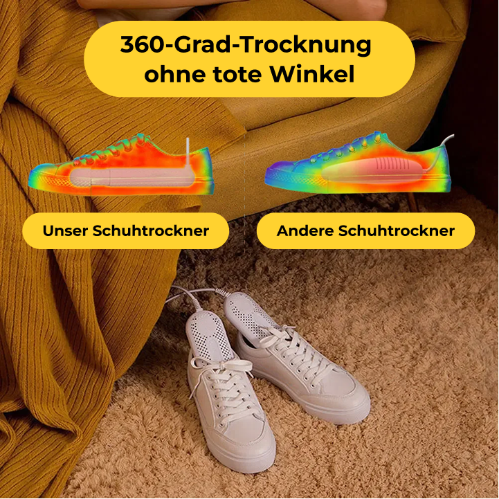 Elektrischer Schuhtrockner mit UV-Desinfektion