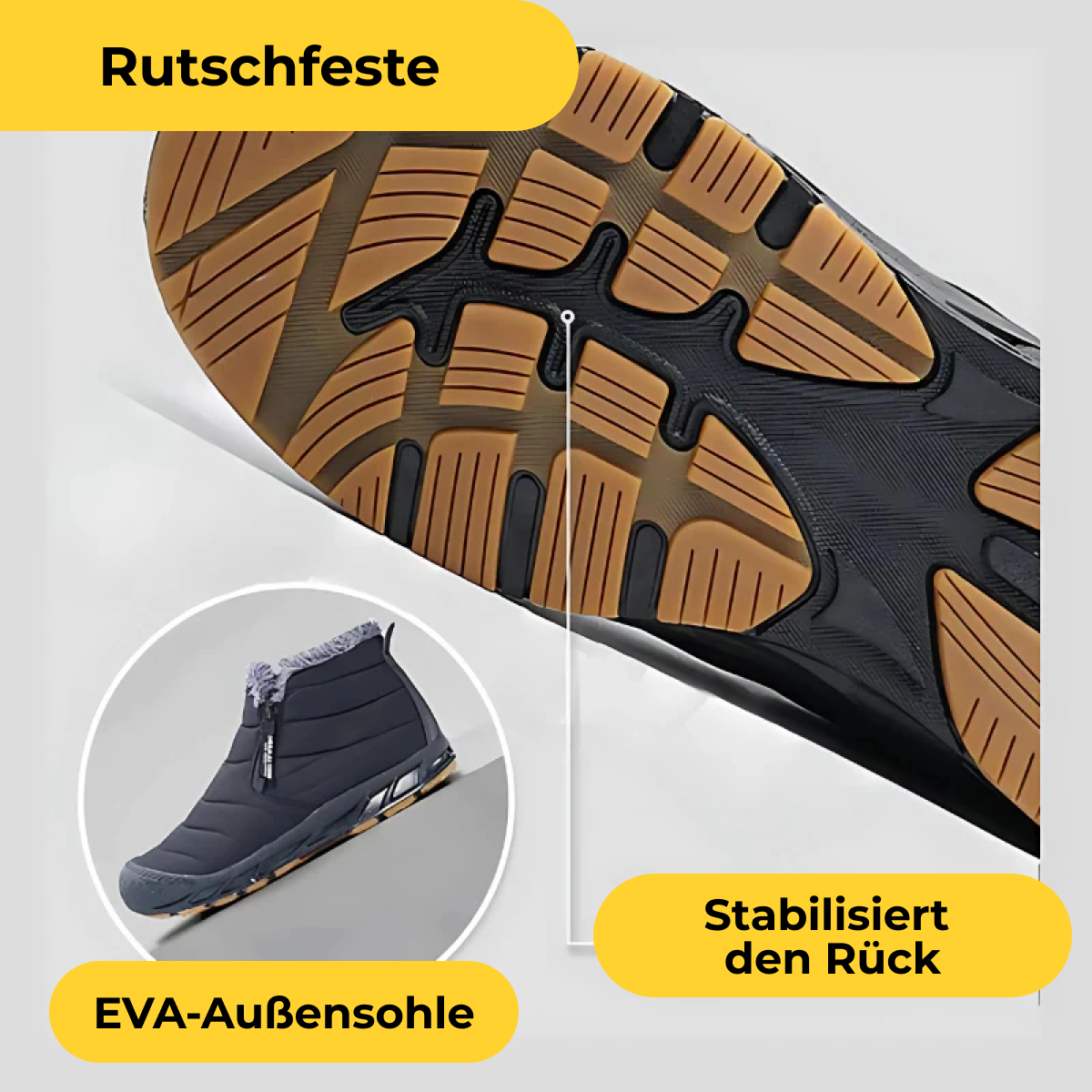 Arktis Orthopädische Winter-Schneestiefel