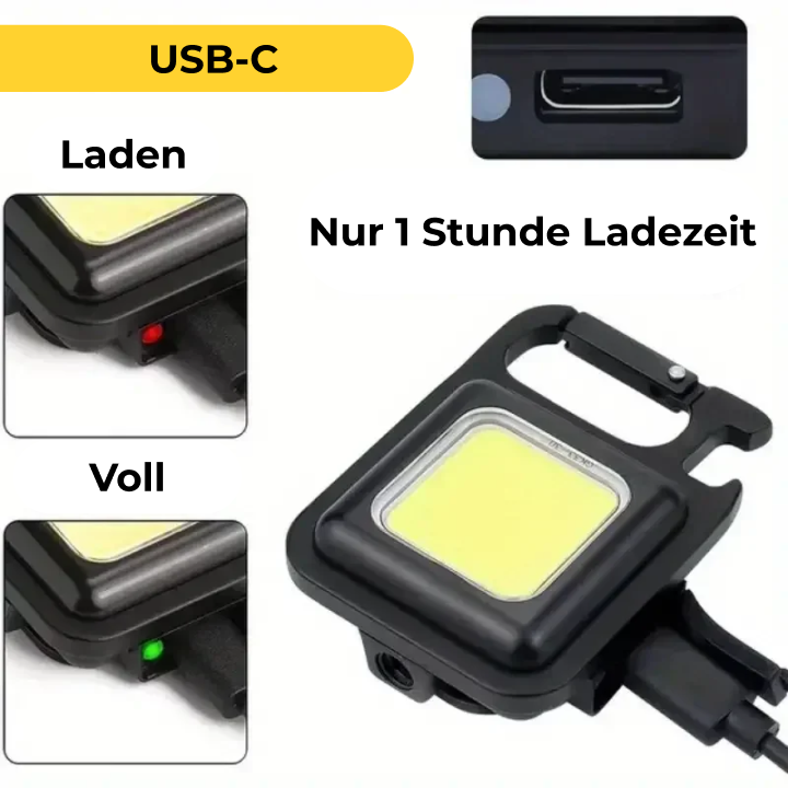 Mini Taschenlampe - USB-C Batterie