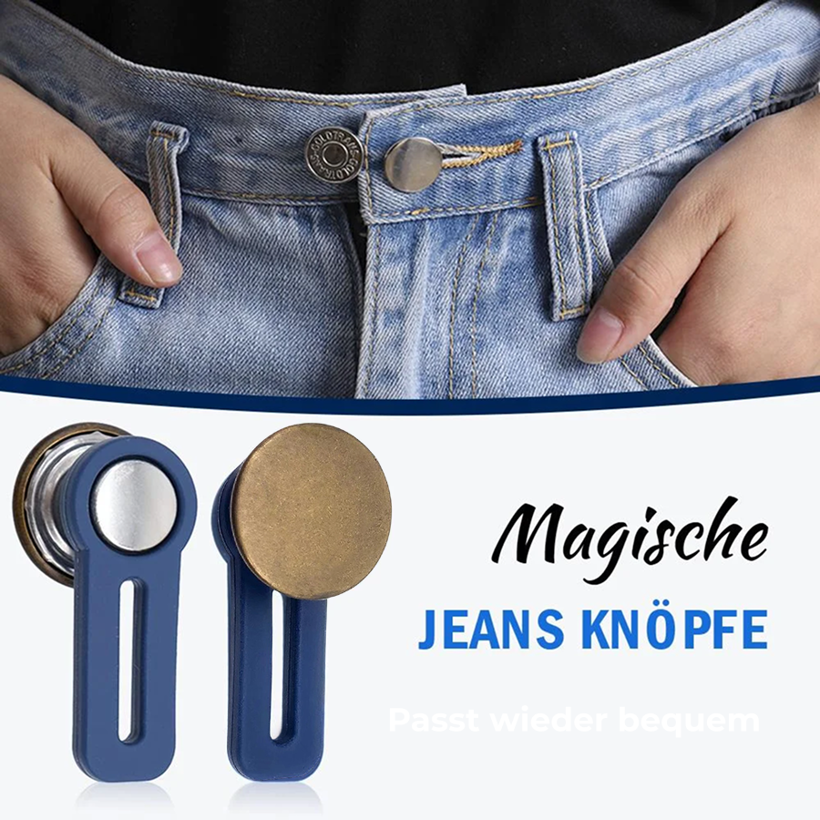 5PCS * Magische Jeans Knöpfe Hosenerweiterung