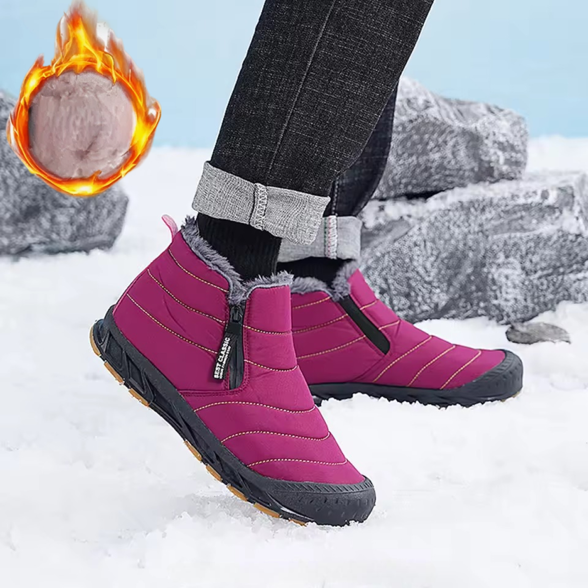 Arktis Orthopädische Winter-Schneestiefel