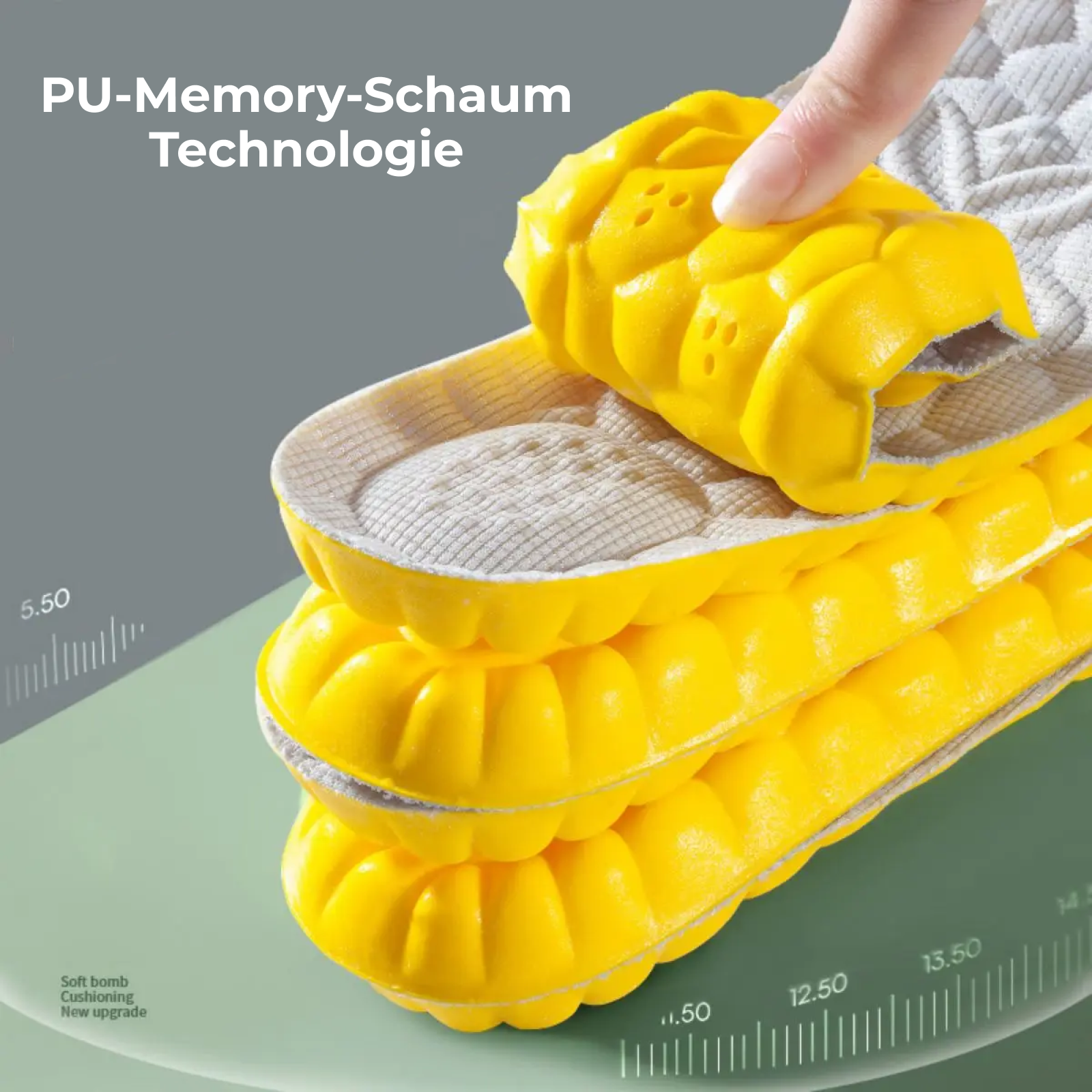 4D Sport Einlegesohlen - weich, atmungsaktiv & stoßdämpfend