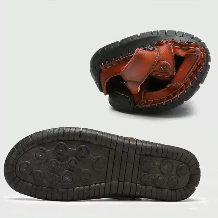 Orthopädische Ledersandalen