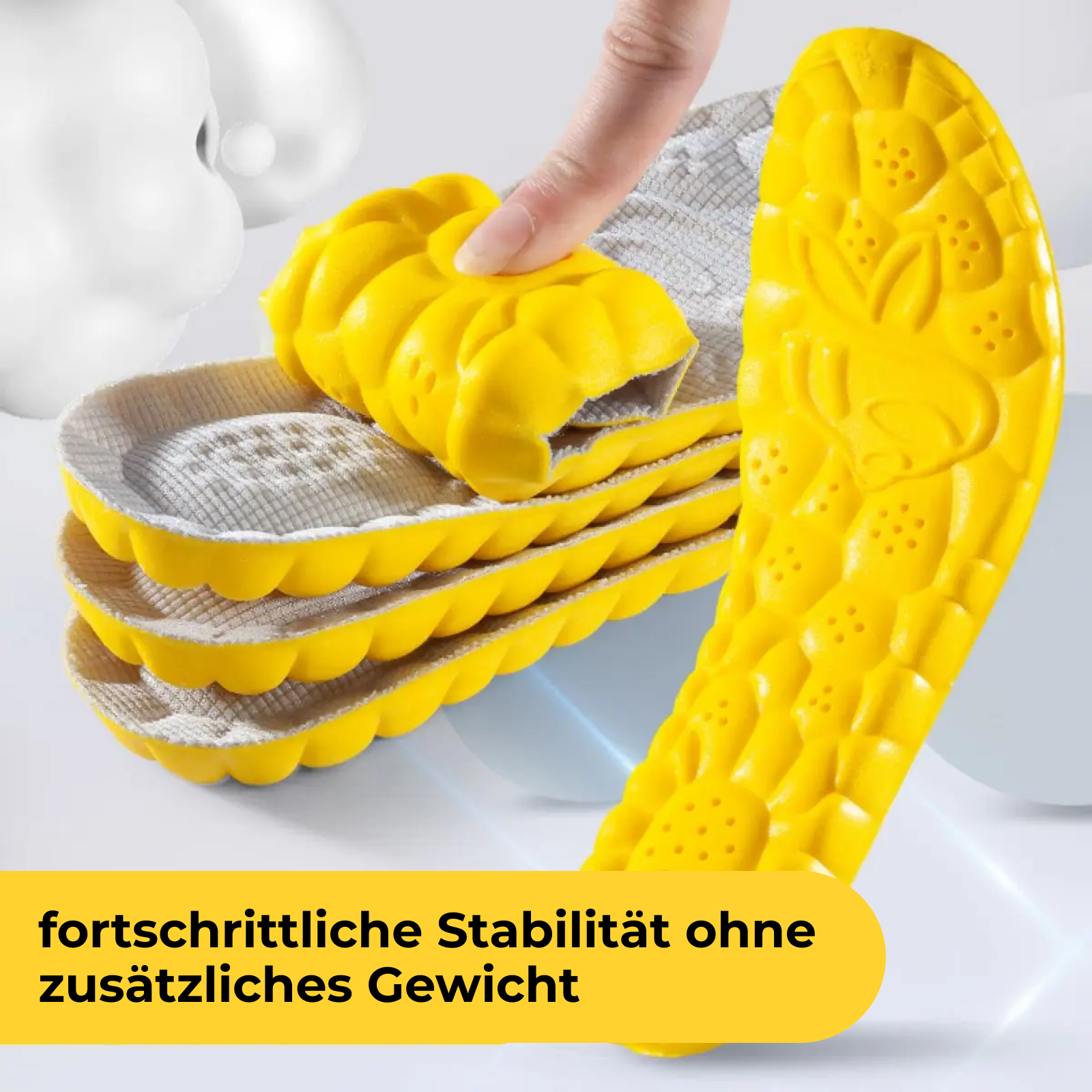 4D Sport Einlegesohlen - weich, atmungsaktiv & stoßdämpfend