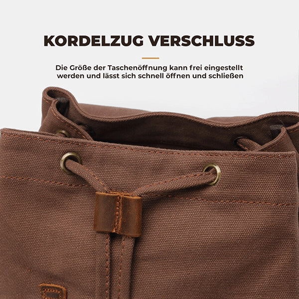 Grosser Canvas Reiserucksack