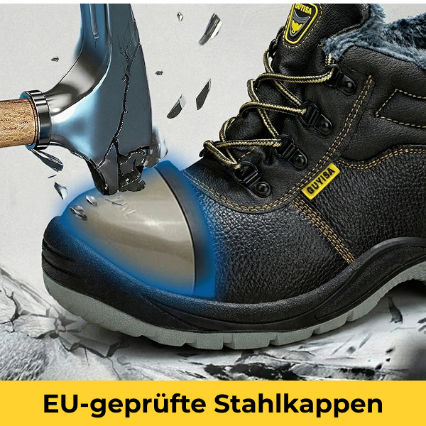 Köln Lederstiefel Sicherheitsschuhe - Robuster Leder-Winterstiefel