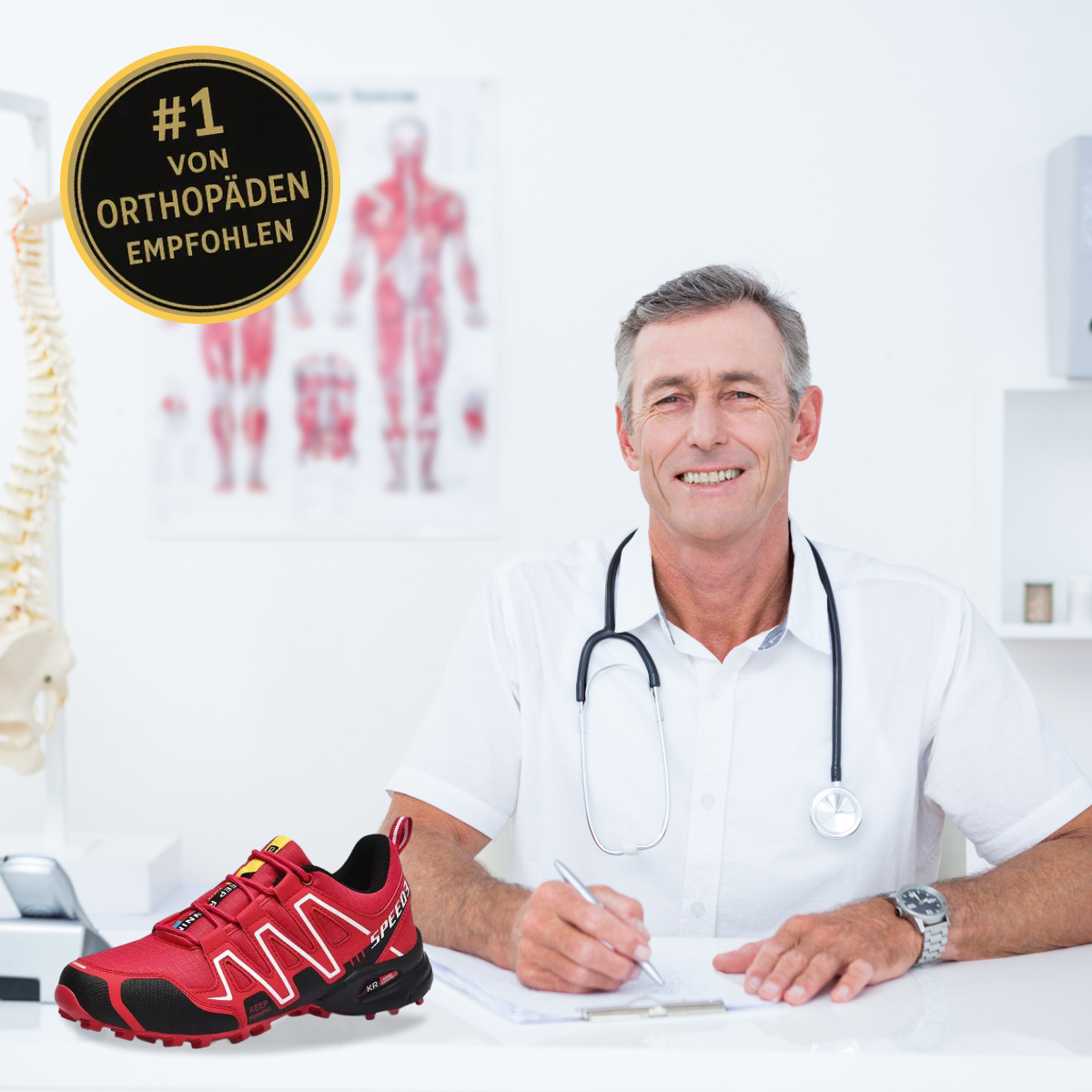 AlpenStride Pro – Orthopädische Trail-Wanderschuhe