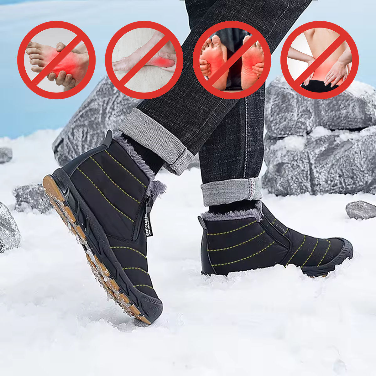 Arktis Orthopädische Winter-Schneestiefel