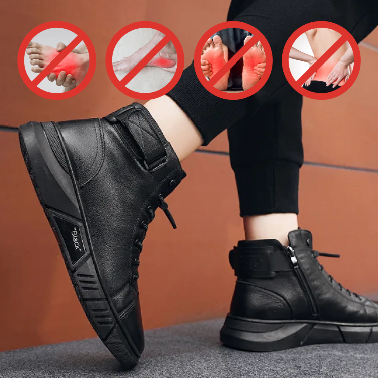 Orthopädische Herren Lederschuhe ComfortFit