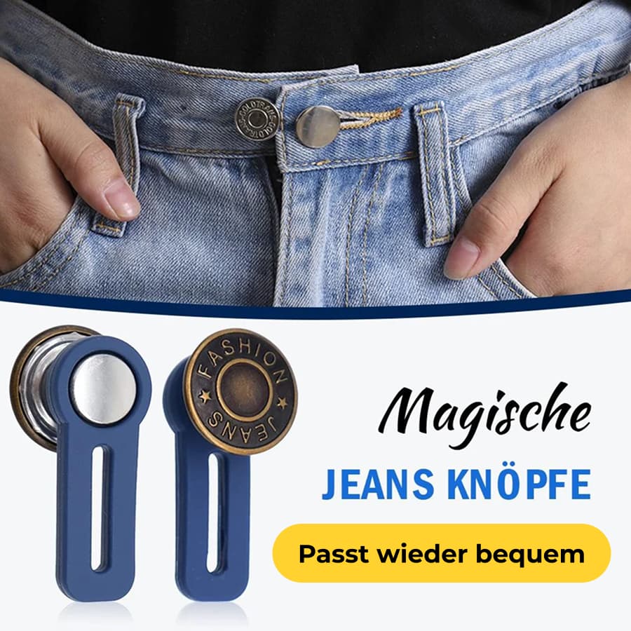 5PCS * Magische Jeans Knöpfe Hosenerweiterung