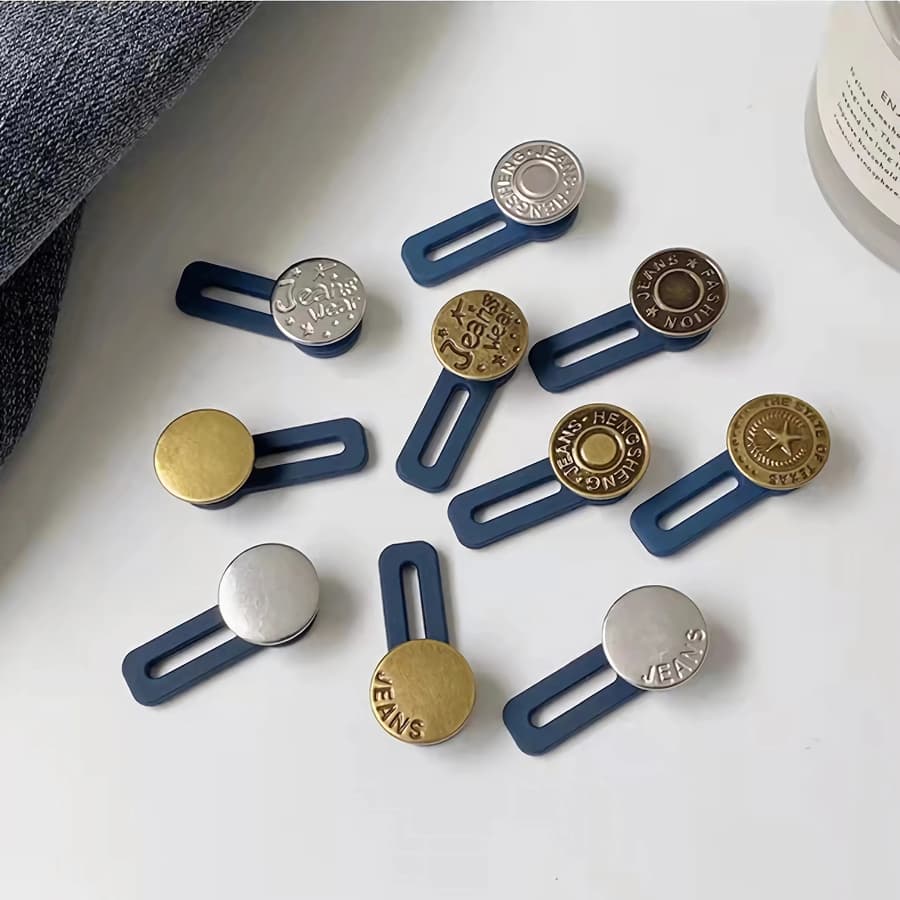 5PCS * Magische Jeans Knöpfe Hosenerweiterung