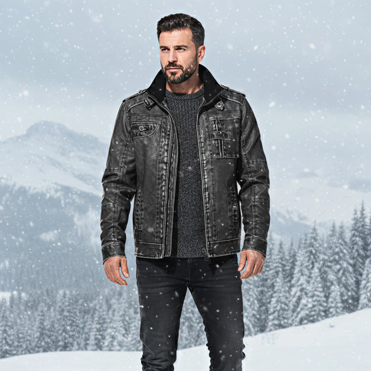 Sturmfels – Lederjacke