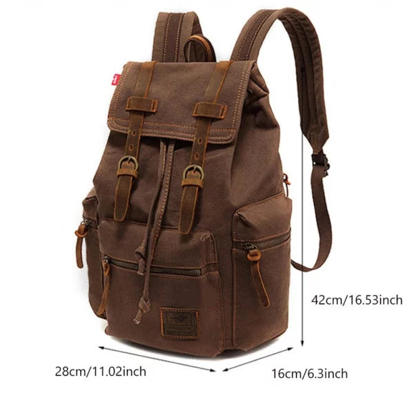 Grosser Canvas Reiserucksack
