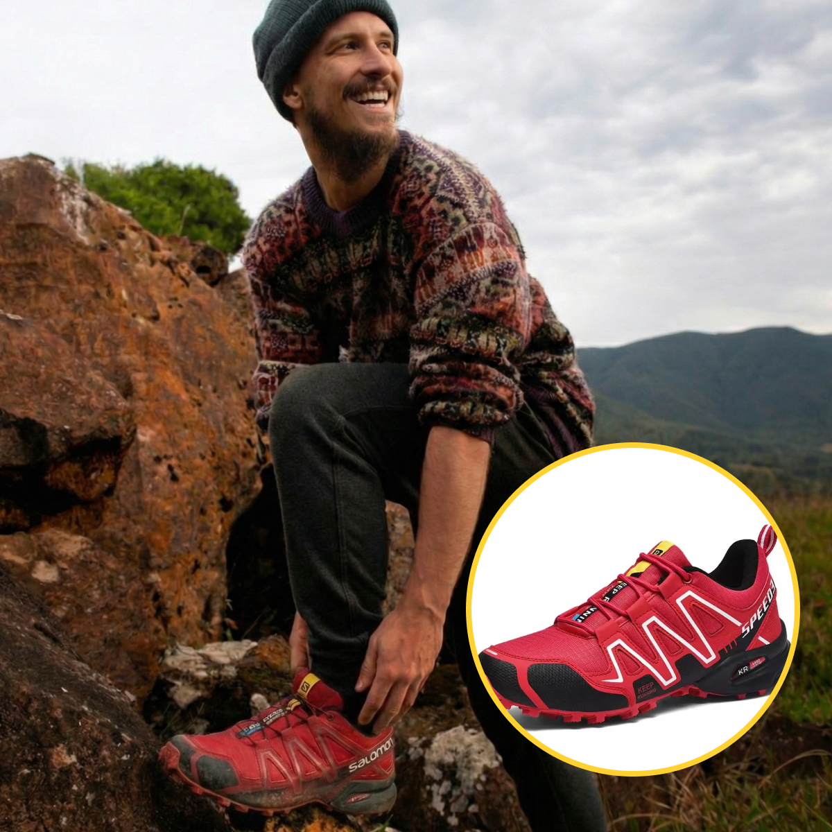 AlpenStride Pro – Orthopädische Trail-Wanderschuhe