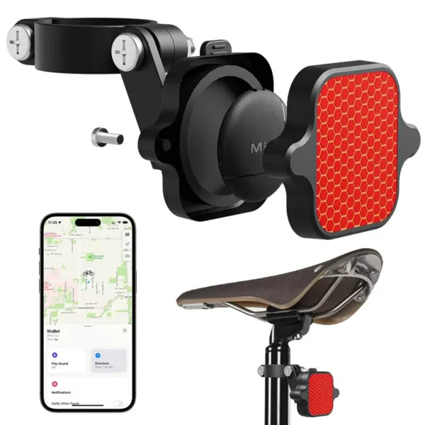 getMiLi Bluetooth-Fahrrad-Tracker – Kompatibel mit iOS und Android